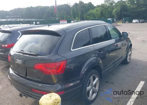 2013 Audi Q7 3.0T S Line Prestige from USA, damaged, VIN WA1DGAFE0DD007822